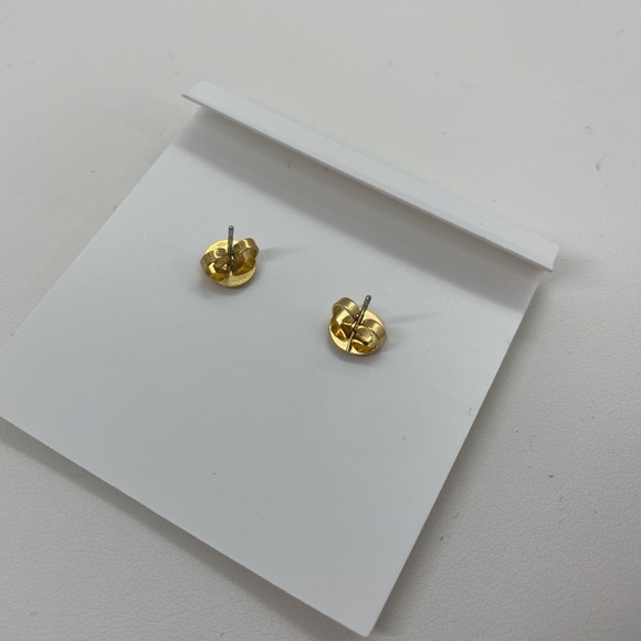 Tory Burch Jewelry Heart Stud NWT Black Earrings - Picture 7 of 7